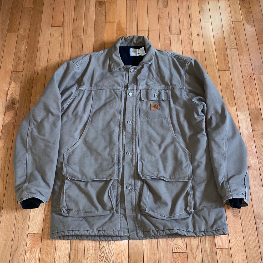 Vintage Carhartt Quilted Ranch Chore Jacket CQ6521